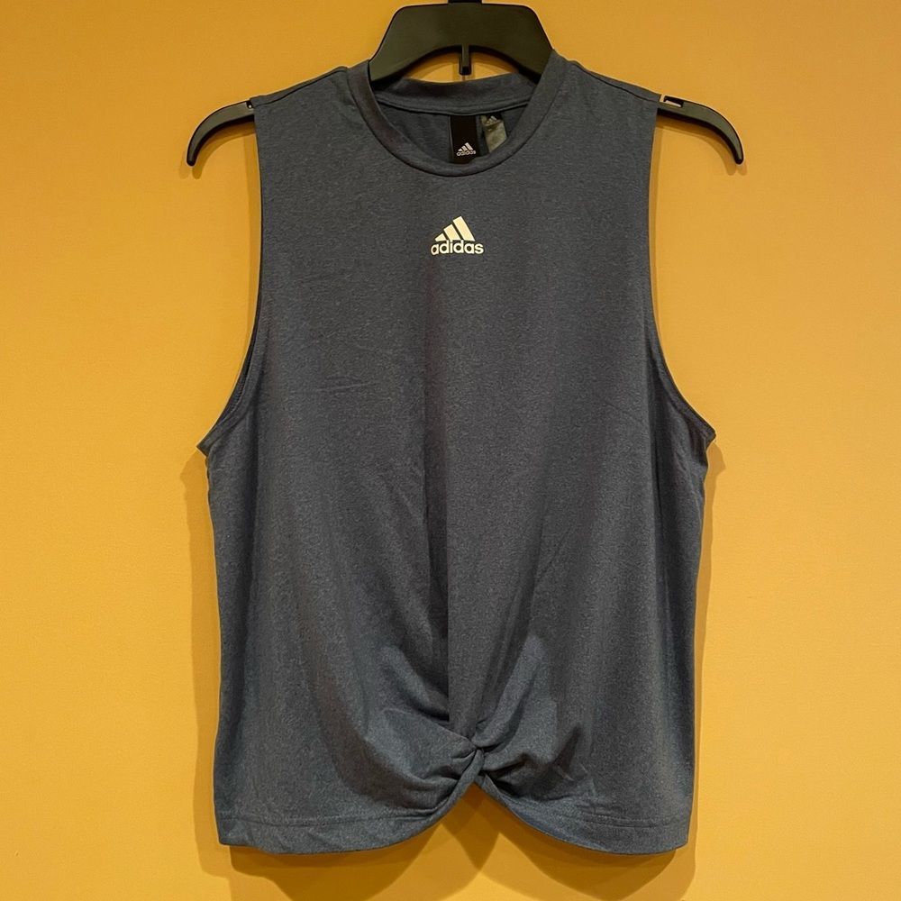 Steel Blue Adidas Tanktop